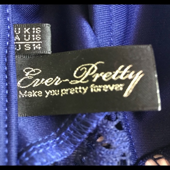 Royal blue dress - Picture 6 of 7